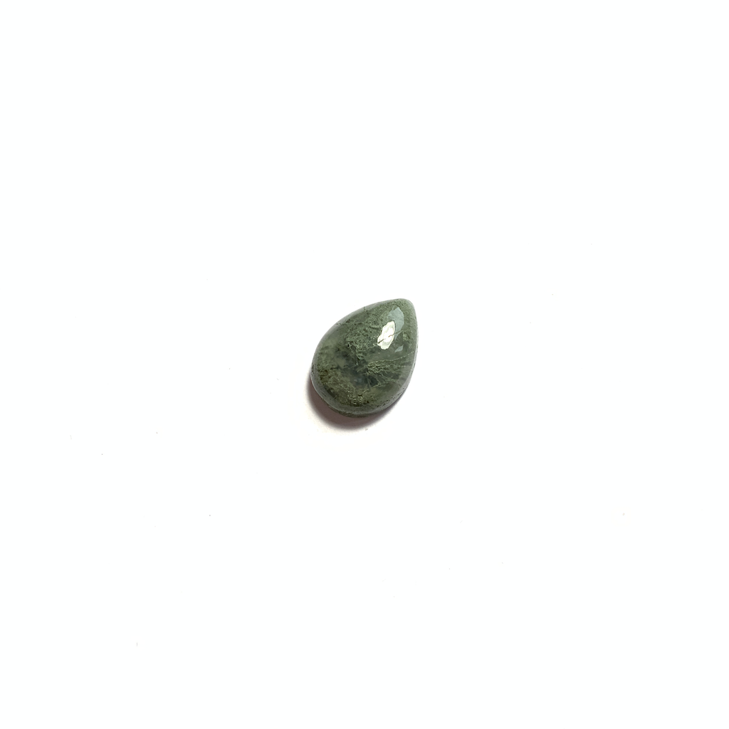 Agate Mousse Calibrée Poire 14x10mm – Image 2