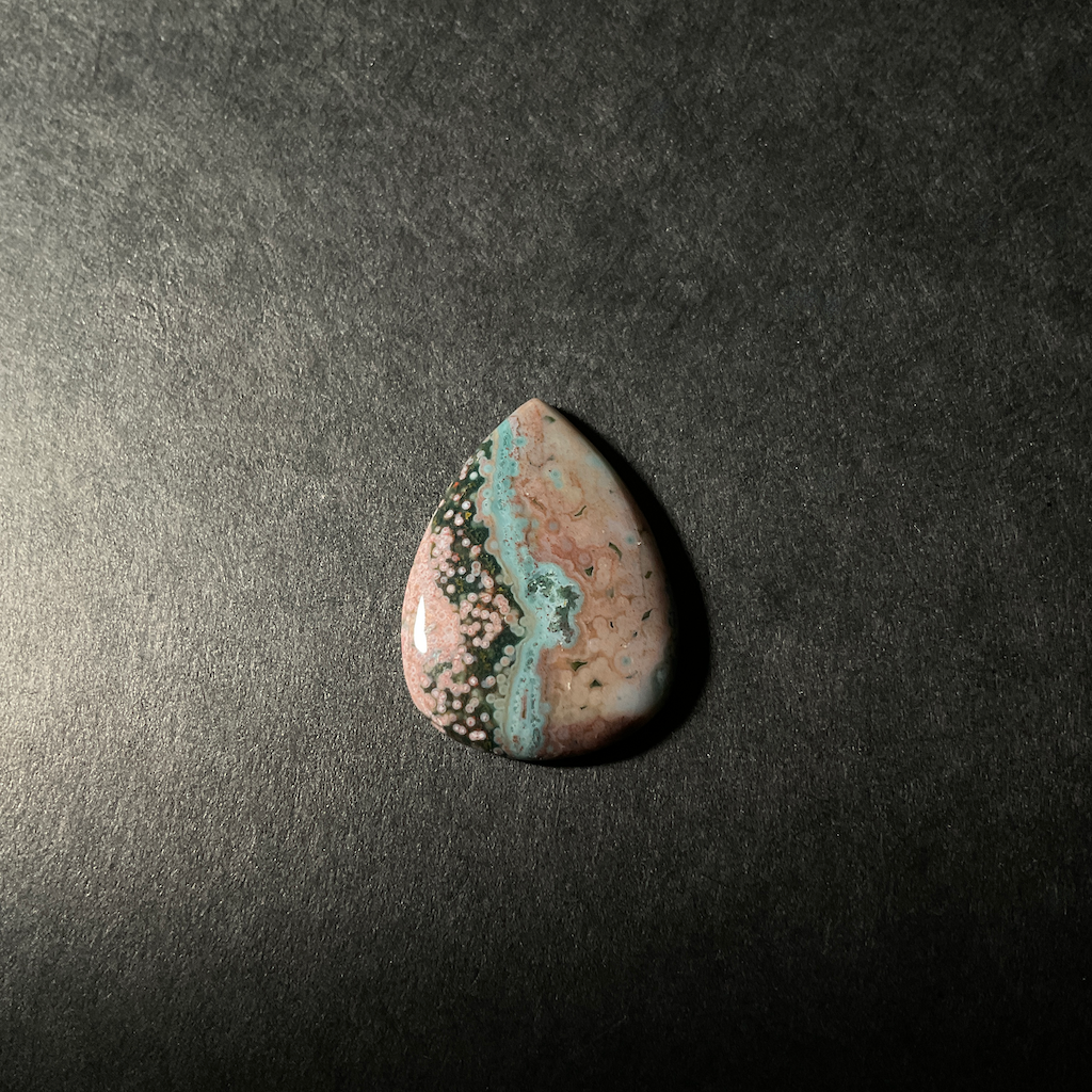 Jaspe Océan 28x20x5mm