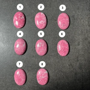 Thulite Calibrée Ovale 25x18mm (Norvège)