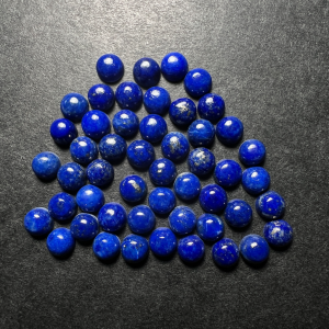 Lapis-Lazuli Calibré Rond 5x5mm (Afghanistan)