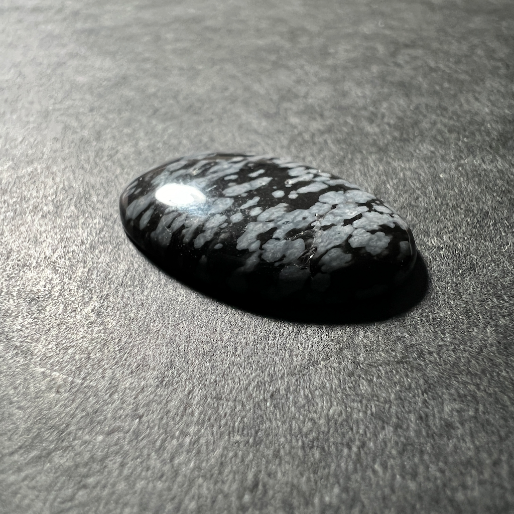 Obsidienne Floconnée 25x16x4mm – Image 2