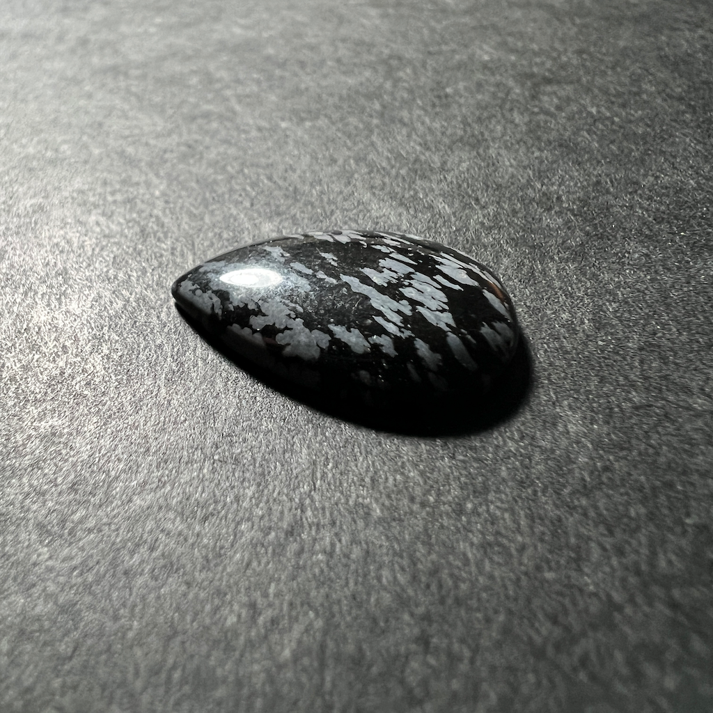 Obsidienne Floconnée 24x17x4mm – Image 2