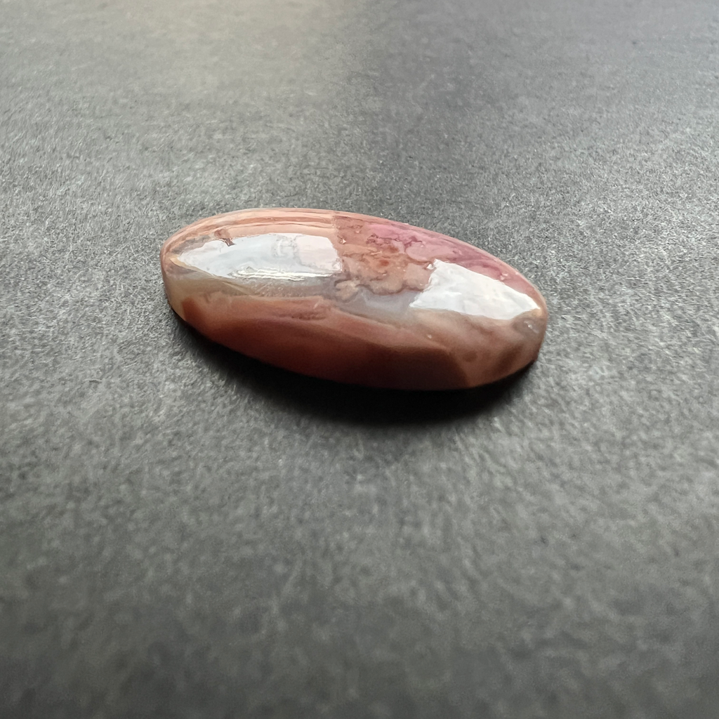 Agate Cotton Candy 26x16x4mm – Image 2