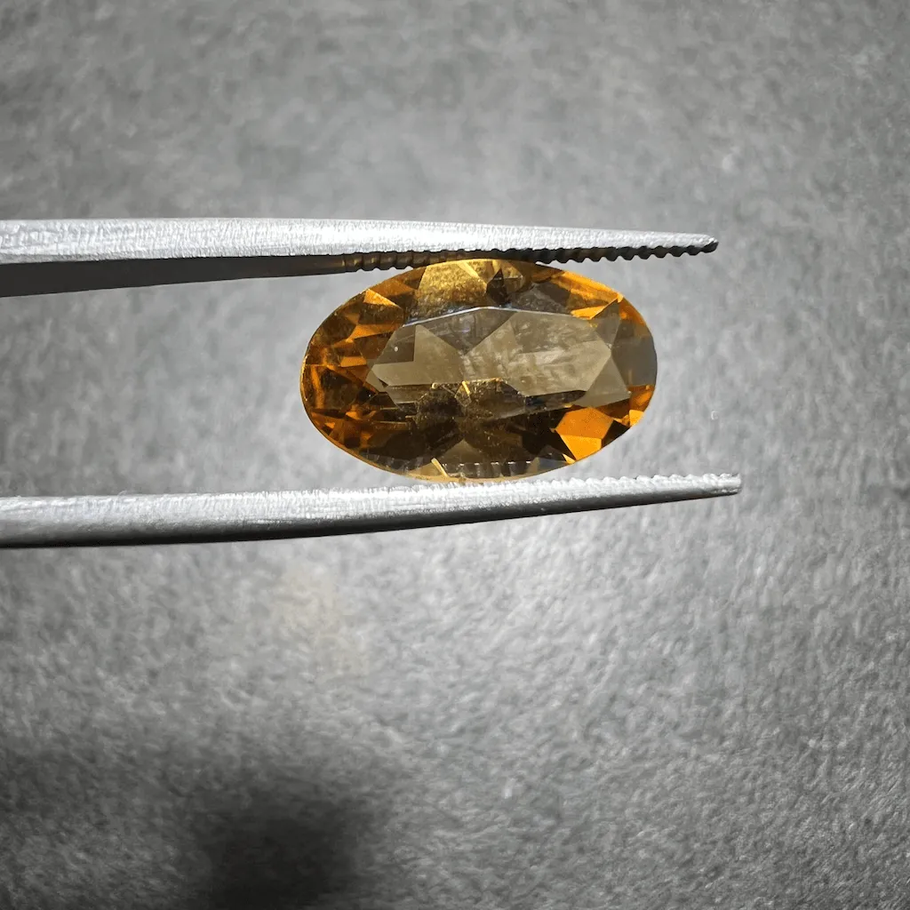 Citrine Calibrée Ovale 13x8mm
