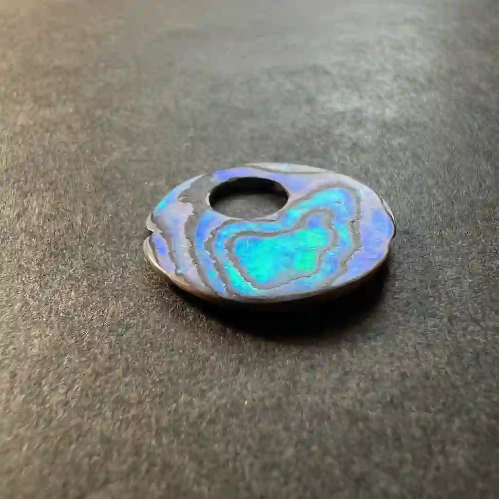 Paua de Nouvelle-Zélande (Abalone) 25x25x2mm – Image 2