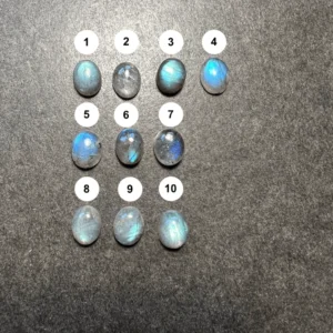 Labradorite Calibrée Ovale 10x8mm (Madagascar)