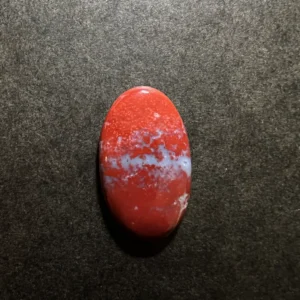 Agate Mousse Rouge 31x18x5mm