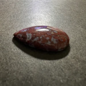 Agate Mousse Rouge 31x21x5.5mm