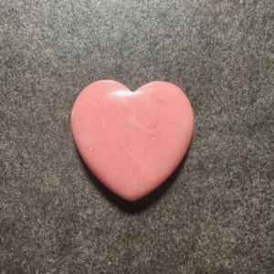 Coeur en Opale Rose 20x20x6mm (Pérou)