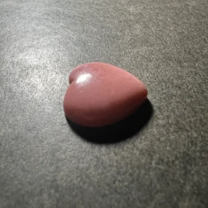 Coeur en Opale Rose 20x20x6mm (Pérou)