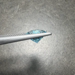 Topaze Swiss Blue Fancy-cut calibrée rond 10mm