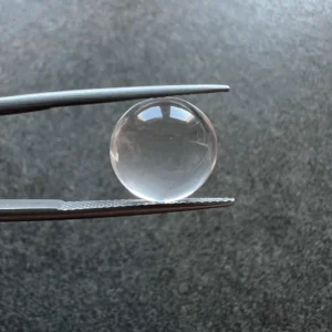 Quartz Rose calibré rond 14mm