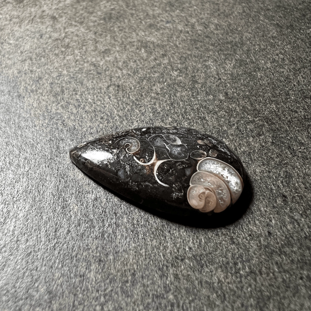 Agate sur Basalte (Inde) 29x17x5.5mm – Image 2