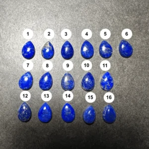 Lapis-Lazuli Calibré Poire 14x10mm