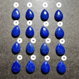 Lapis-Lazuli Calibré Poire 18x13mm (Afghanistan)
